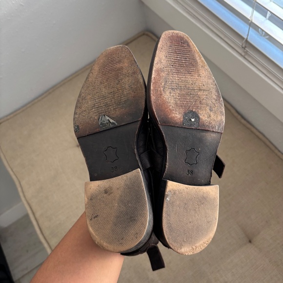 FREE PEOPLE OUTSIDER MOTO BOOT in Brown (Missing top buckles) - Picture 12 of 14